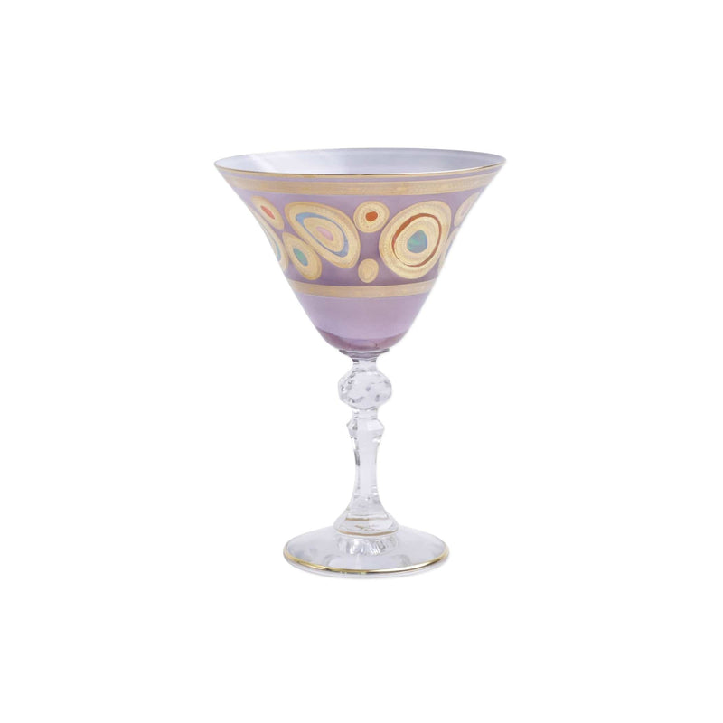 Regalia Purple Martini Glass