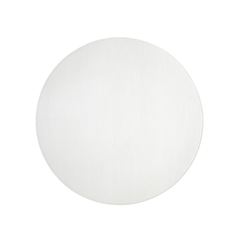 Reversible Placemats Cream/White Round Placemat