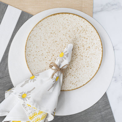 Reversible Placemats White Round Placemat