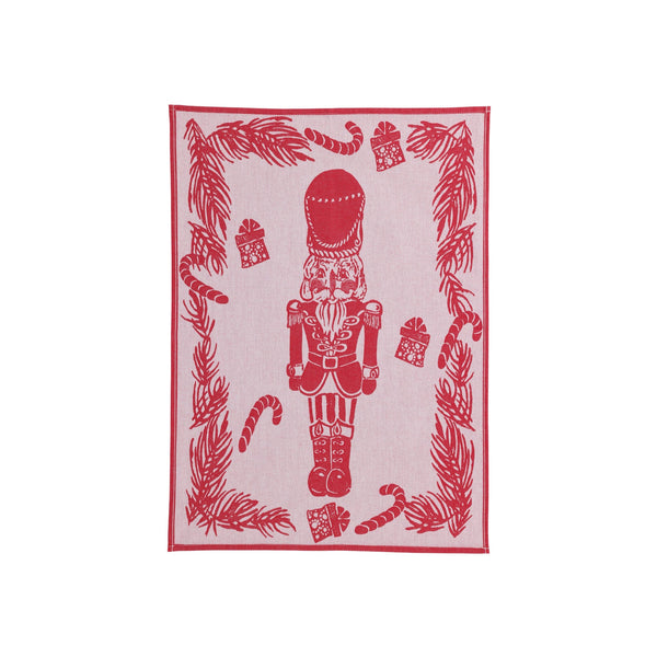 Strofinaccio Red Nutcracker Dish Towels - Set of 2