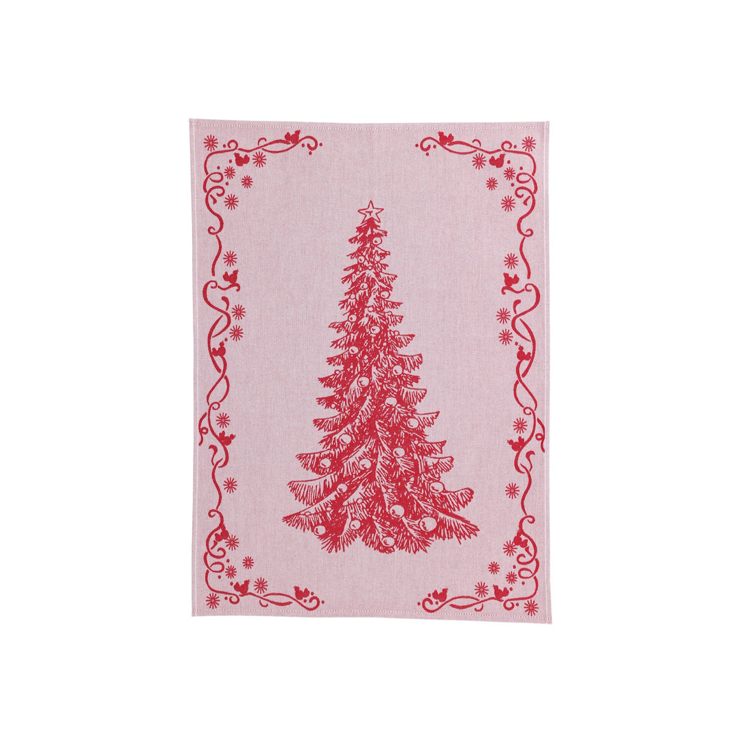 Strofinaccio Red Tree Dish Towels - Set of 2