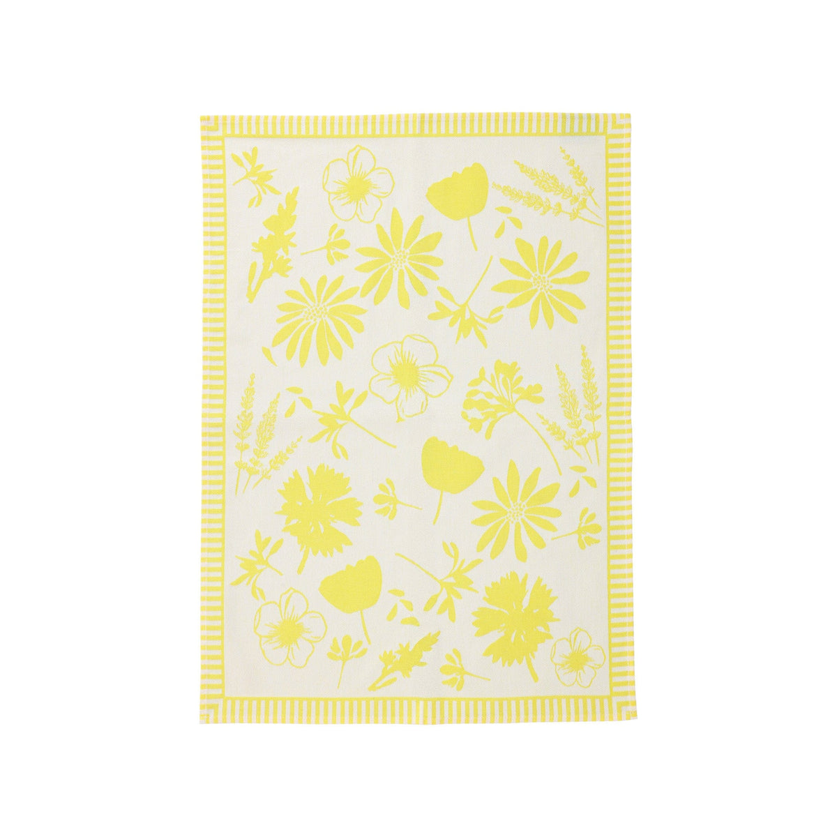 Strofinaccio Yellow Florals Dish Towels - Set of 2