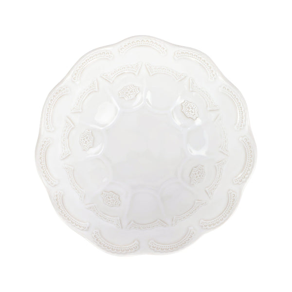 Incanto Stone White Lace Medium Round Bowl
