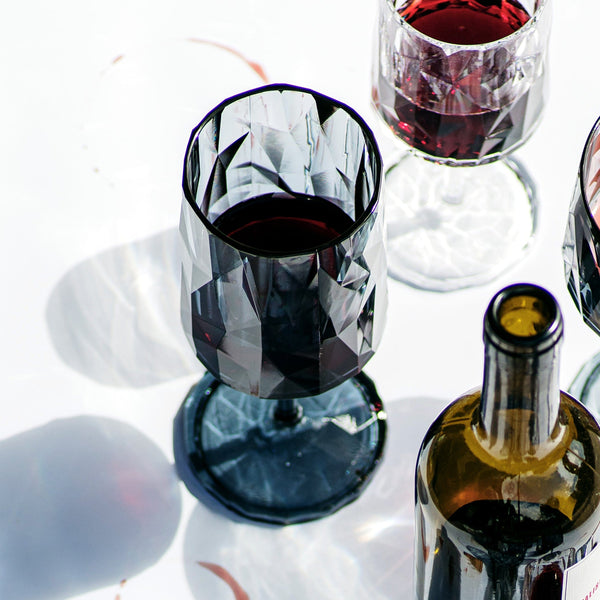 Superglass Polycarbonate Smoke Gray Cocktail Glass