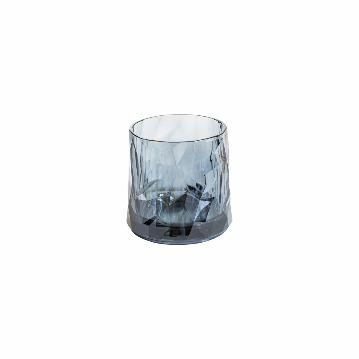 Superglass Polycarbonate Smoke Gray Low Ball