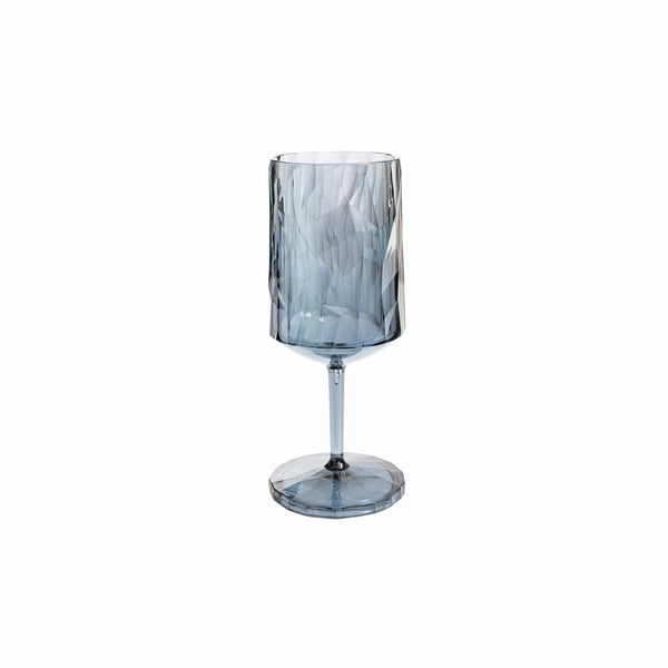 Superglass Polycarbonate Smoke Gray Wine Glass