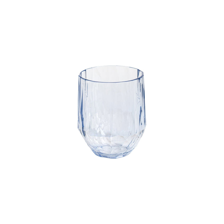 Superglass Polycarbonate Blue Stemless Wine Glass