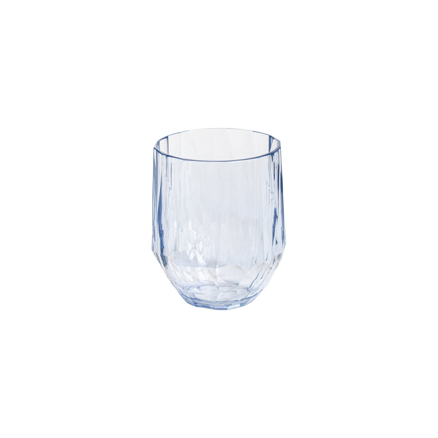 Superglass Polycarbonate Blue Stemless Wine Glass