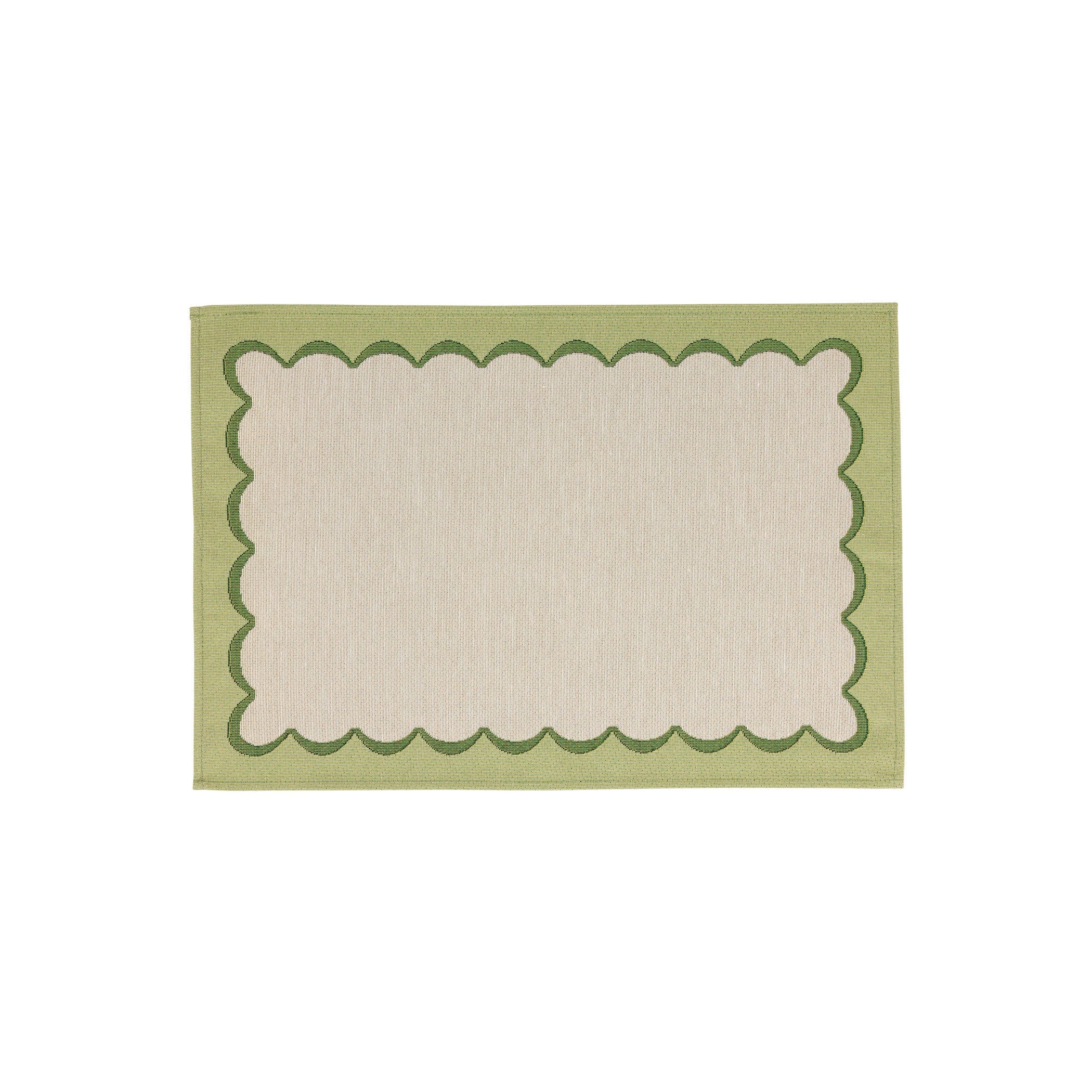 Tavola Green Scalloped Placemats - Set of 4 – VIETRI