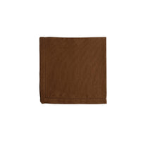 Tessuti Chocolate Brown Napkins - Set of 4