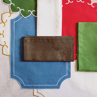 Tessuti Chocolate Brown Napkins - Set of 4