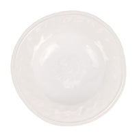 Aria White Shallow Serving Bowl