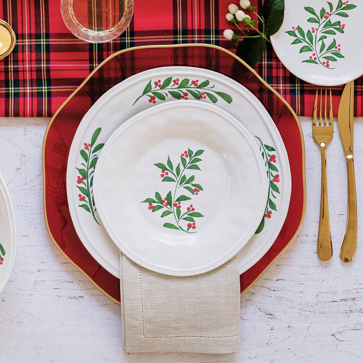 Aria Holiday Salad Plate