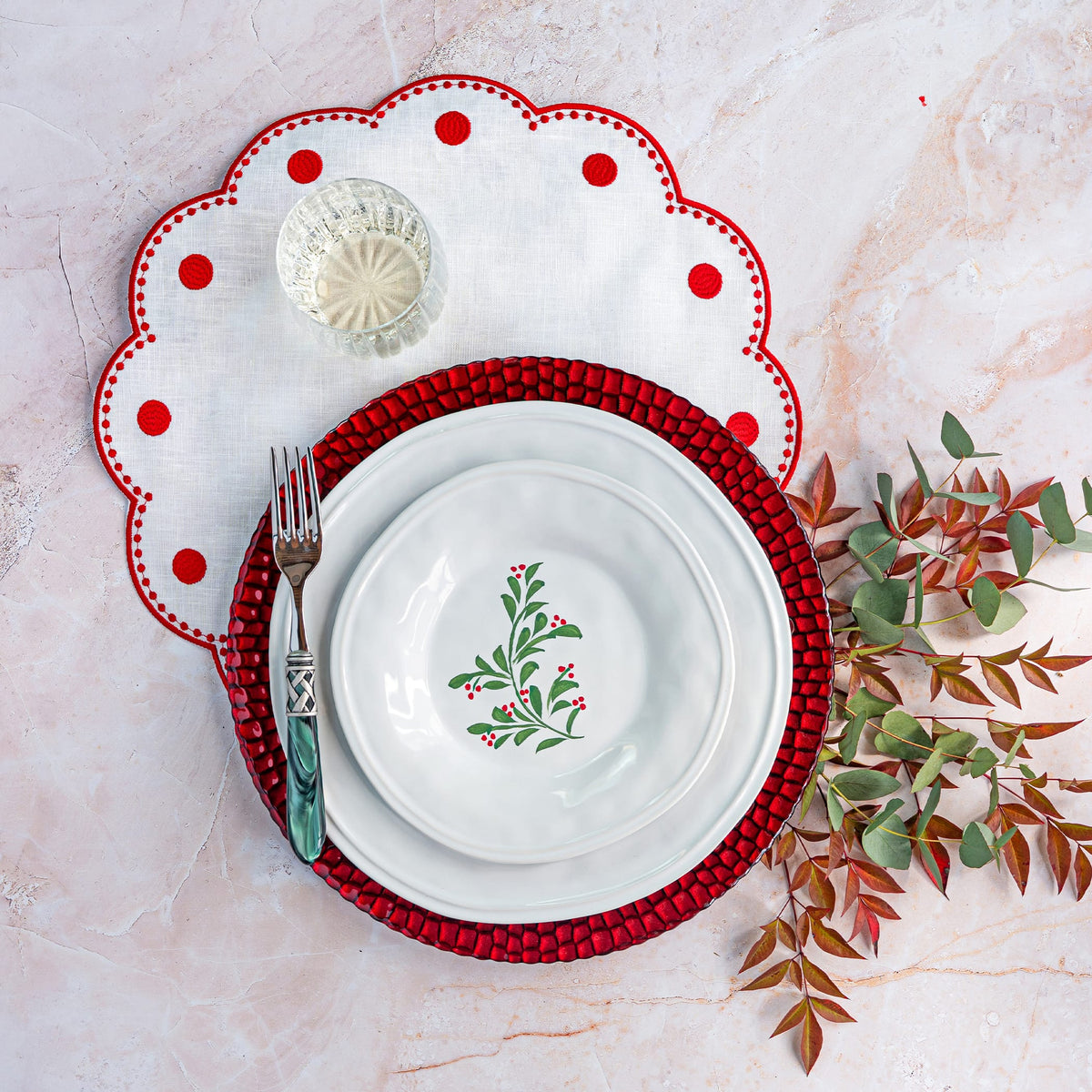 Aria Holiday Salad Plate
