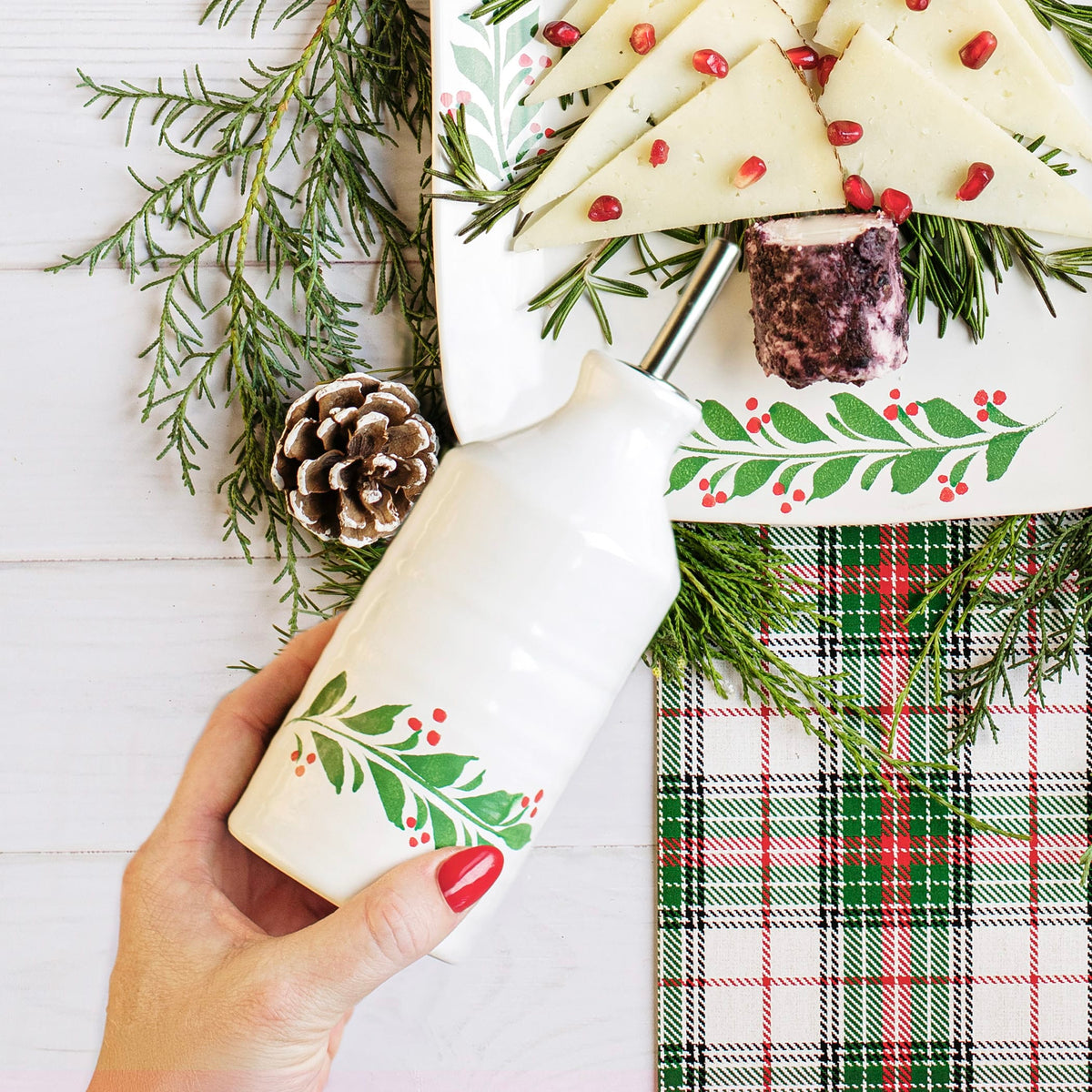 Aria Holiday Olive Oil Bottle