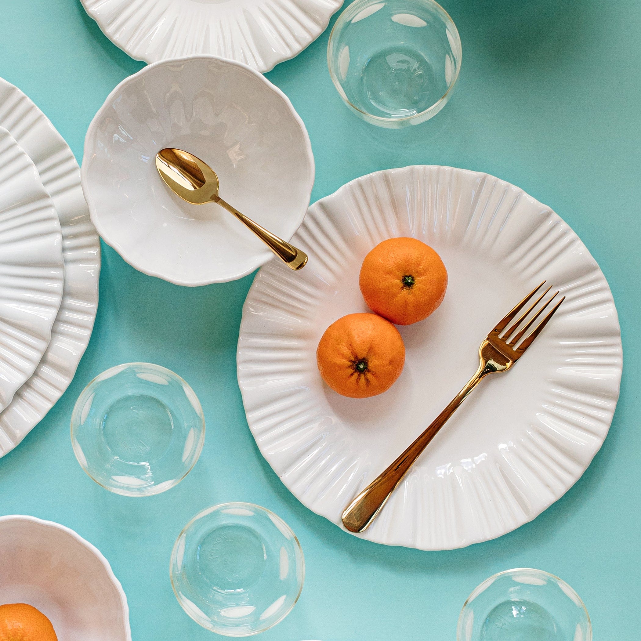 Bari White European Dinner Plate – VIETRI