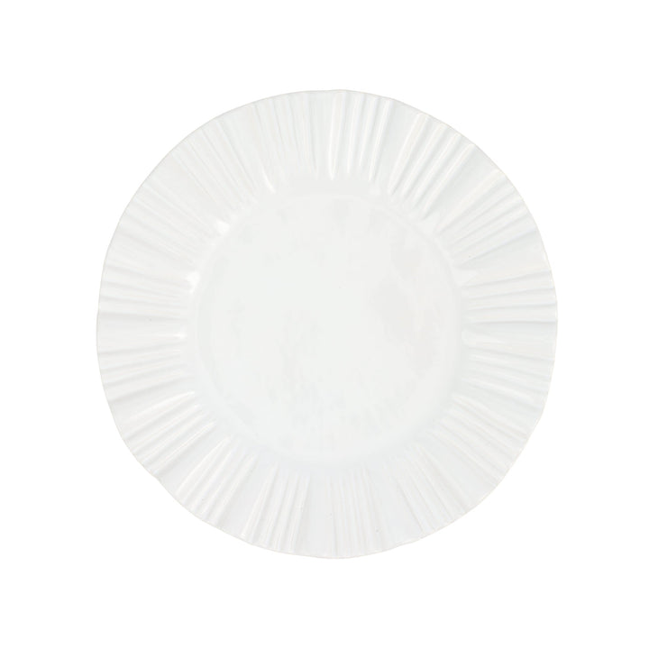 Bari White American Dinner Plate