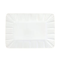 Bari White Rectangular Platter