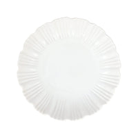 Bari White Shallow Serving Bowl