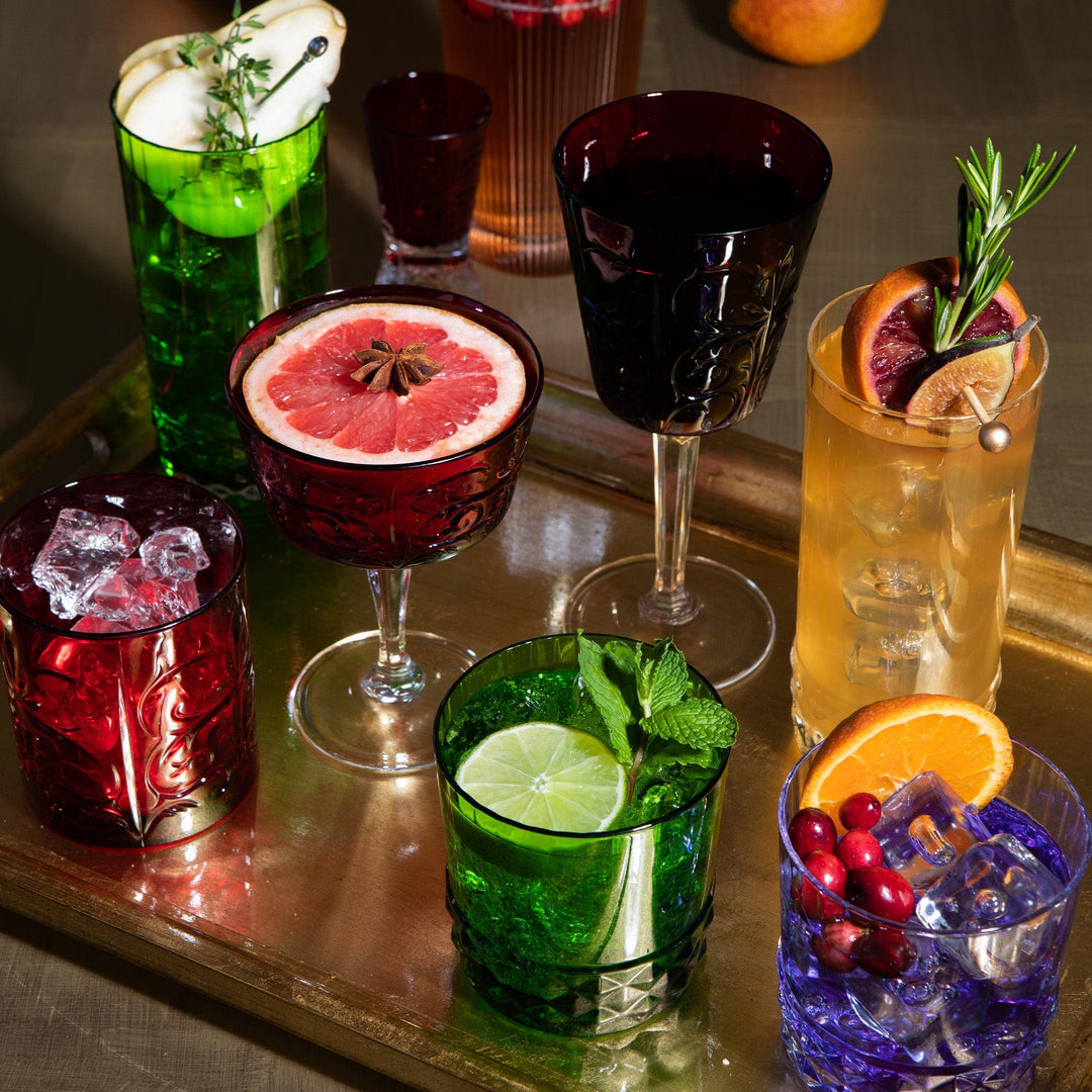 Deco Purple Short Tumbler