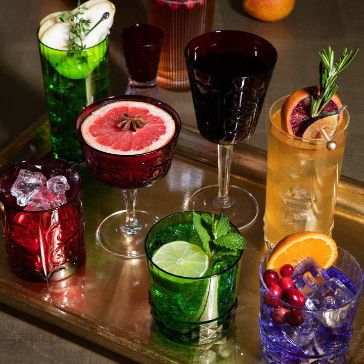 Deco Purple Short Tumbler