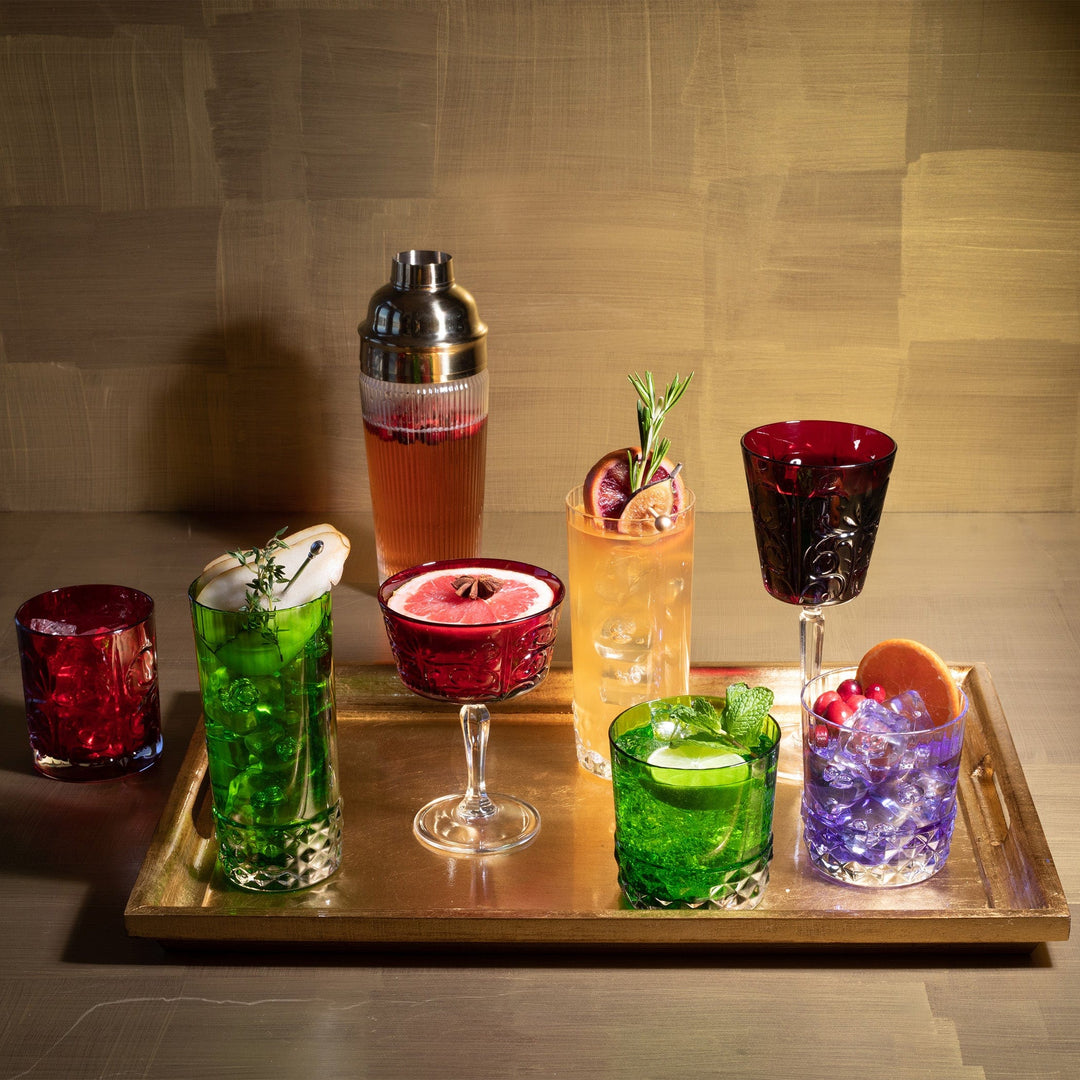 Deco Purple Short Tumbler