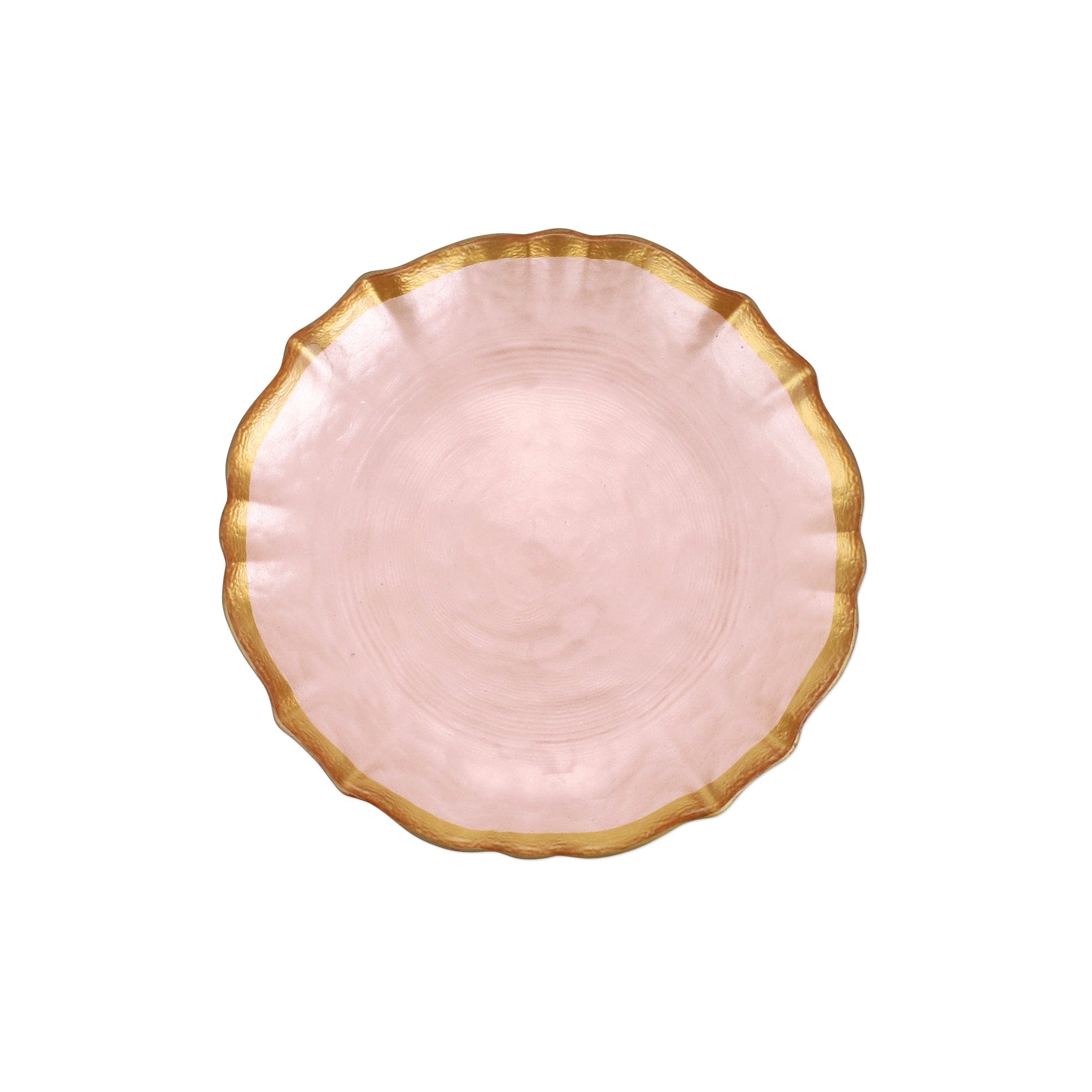 Baroque Glass Cocktail Plate – VIETRI
