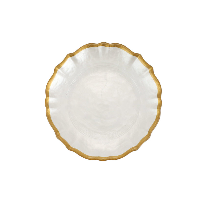 Baroque Glass Cocktail Plate