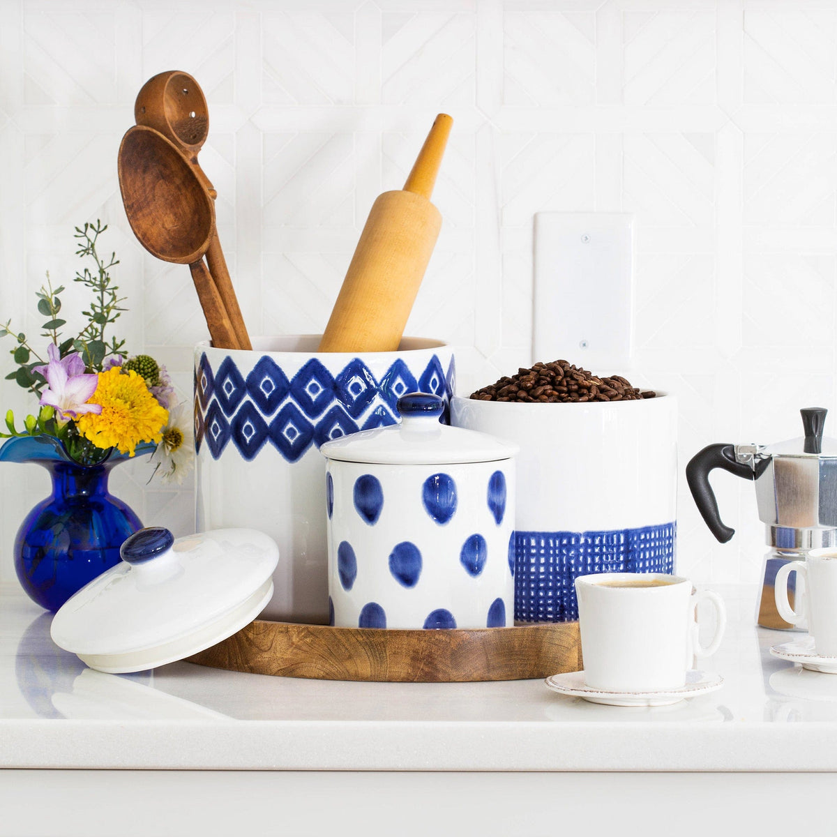 Santorini Canister Set