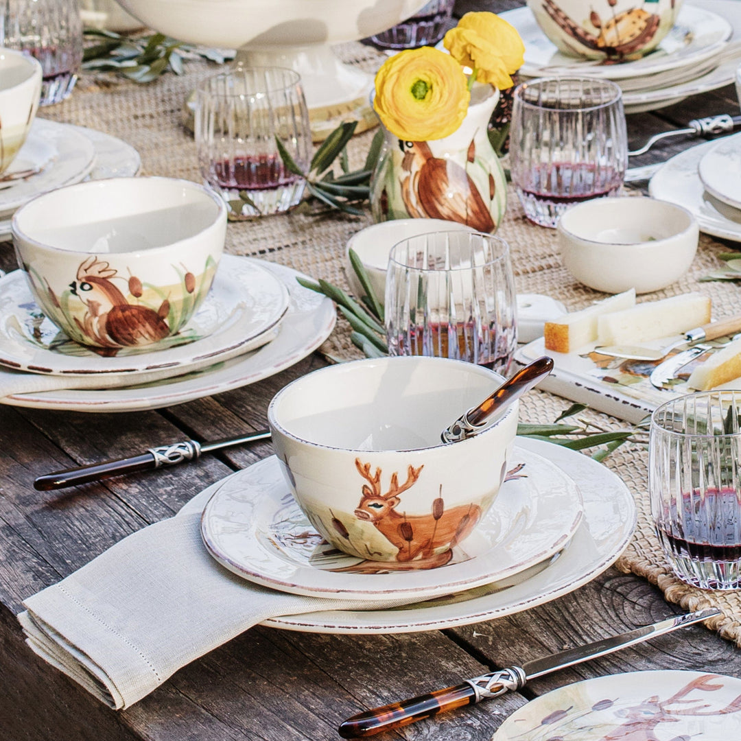 Deer Dinnerware Wildlife Dishes Sets Wildlife Deer Cereal Bowl