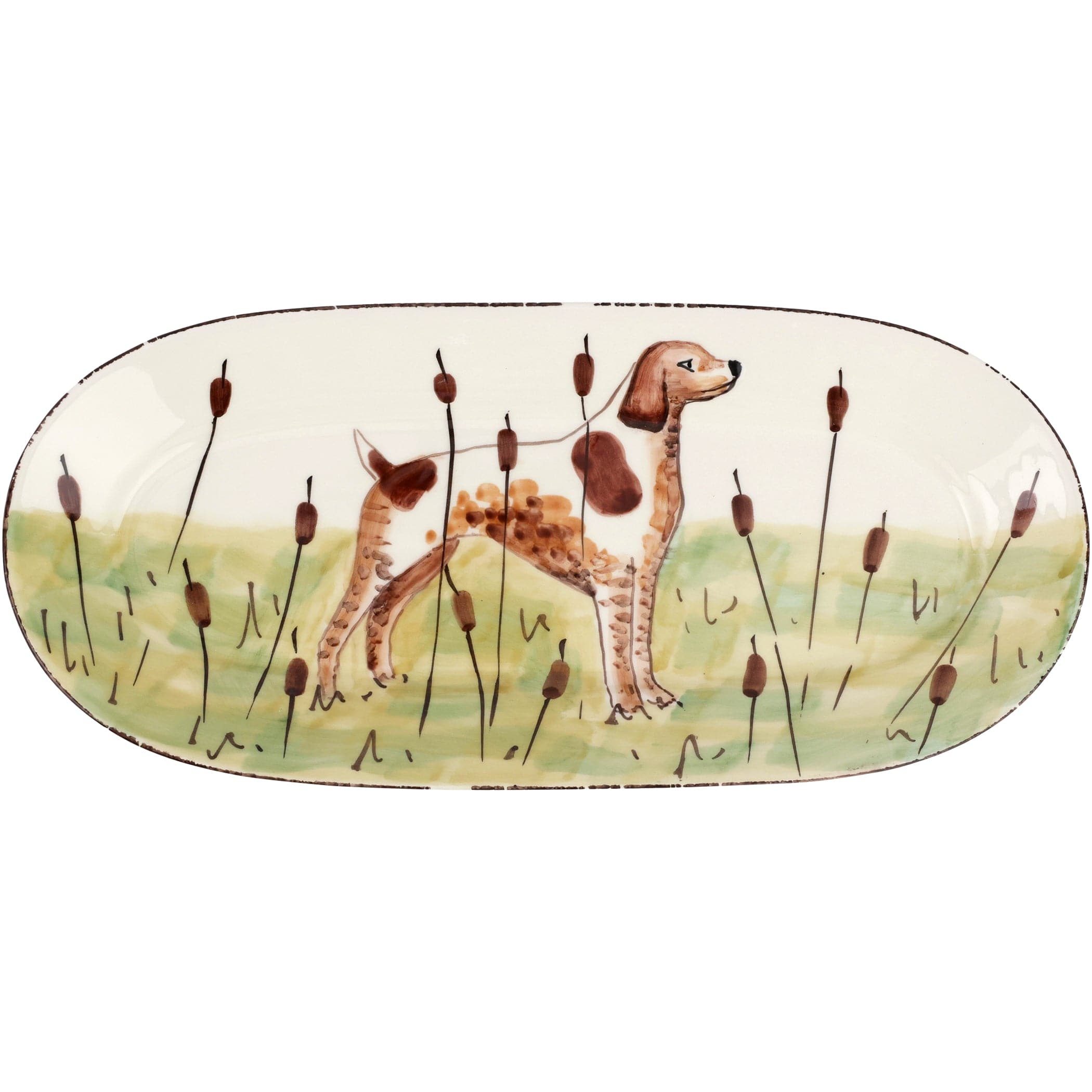 Vietri Wildlife Spaniel Platter - Thumbnail 3