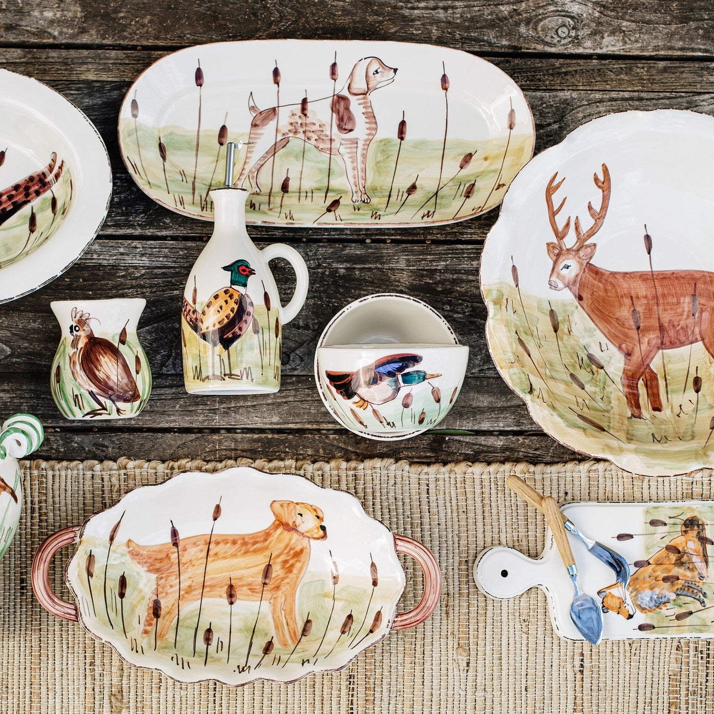 Wildlife Spaniel Oval Platter