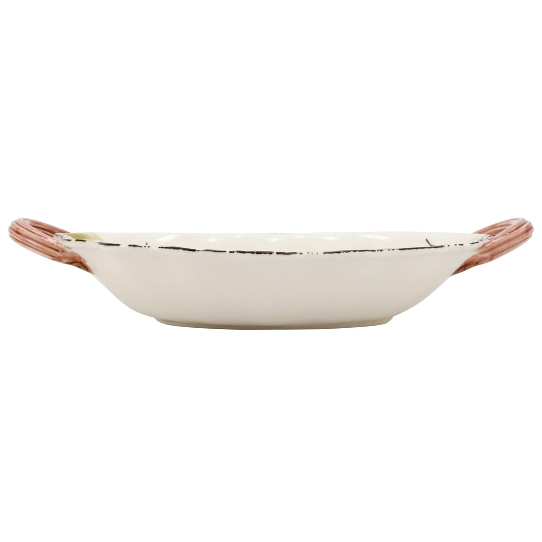 Wildlife Hunting Dog Handled Oval Bowl
