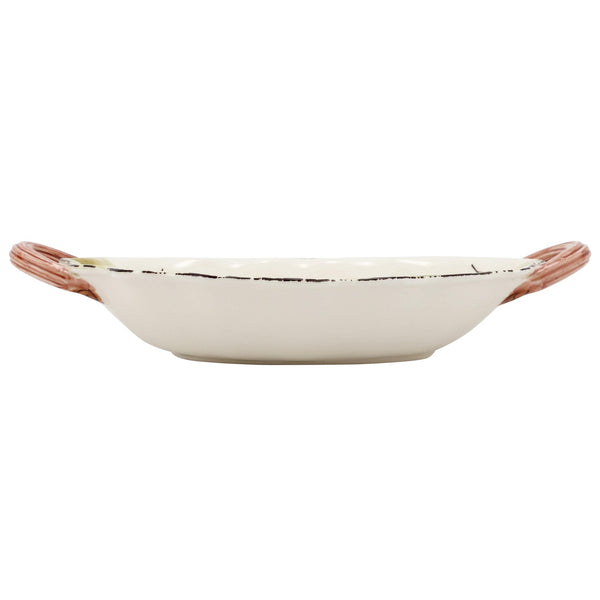 Wildlife Hunting Dog Handled Oval Bowl