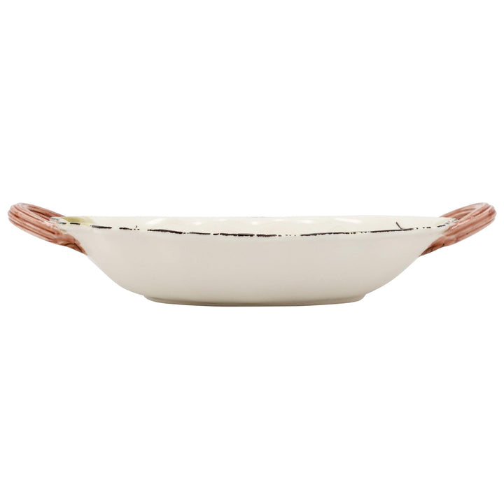 Wildlife Hunting Dog Handled Oval Bowl
