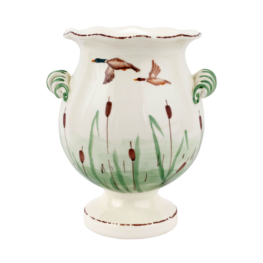 Wildlife Mallard Handled Cachepot