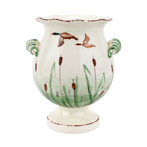 Wildlife Mallard Handled Cachepot