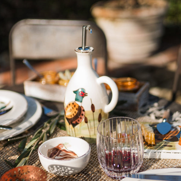 Wildlife Pheasant Handled Olive Oil Bottle