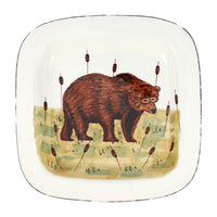 Wildlife Bear Square Platter