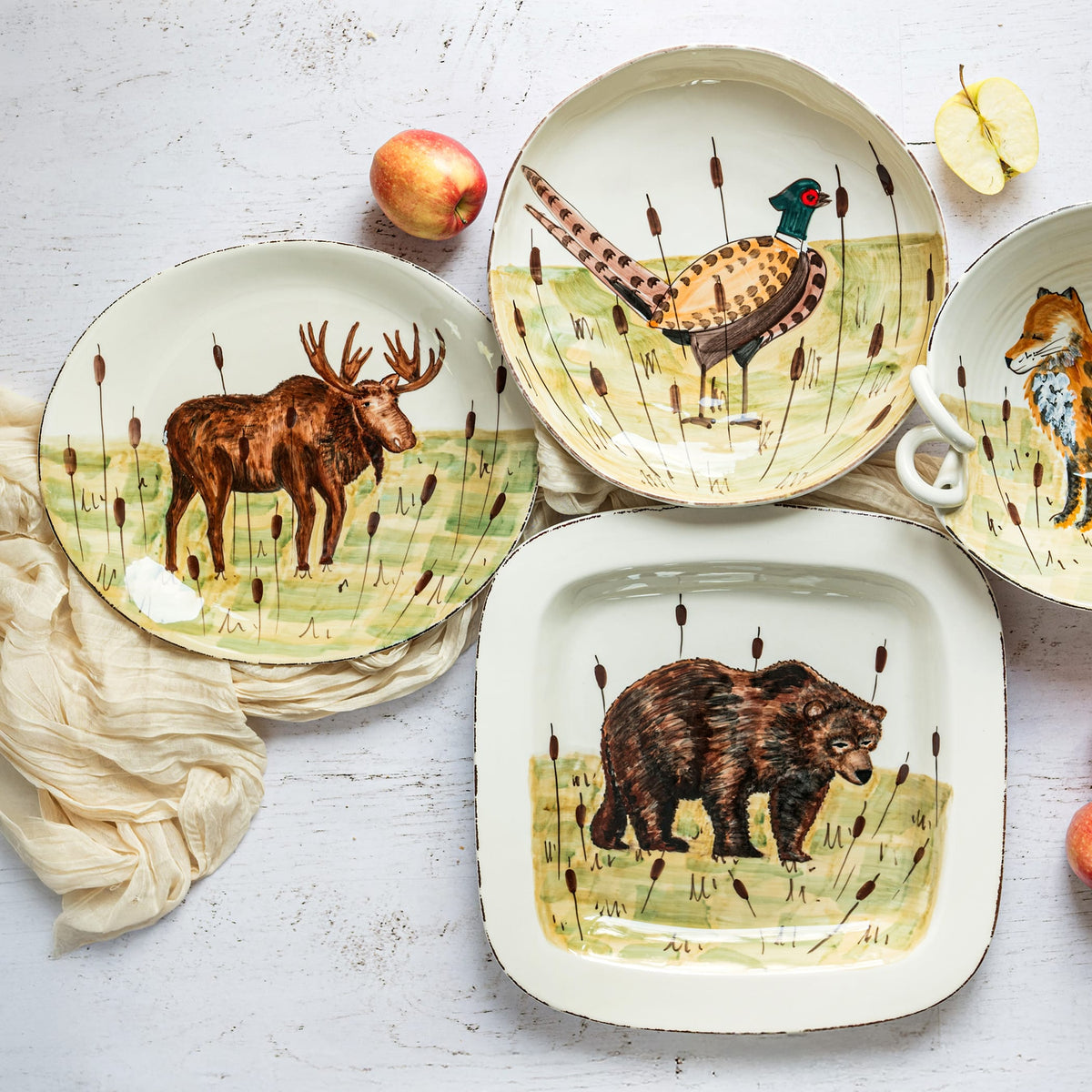 Wildlife Moose Oval Platter