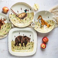 Wildlife Fox Handled Bowl