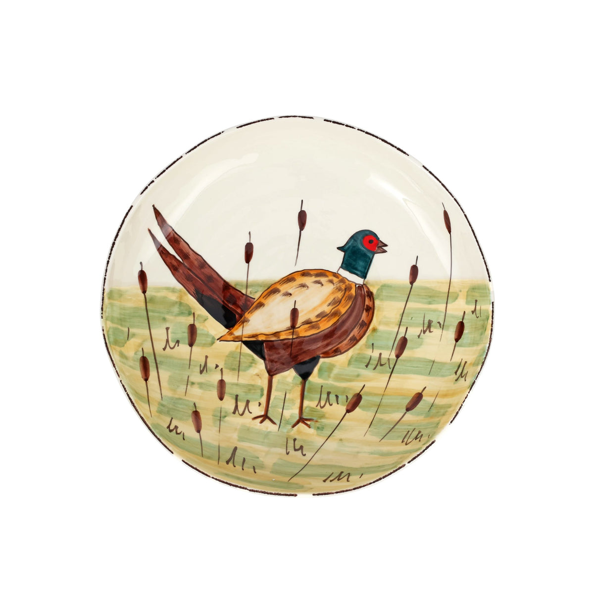 Wildlife Pheasant Shallow Bowl