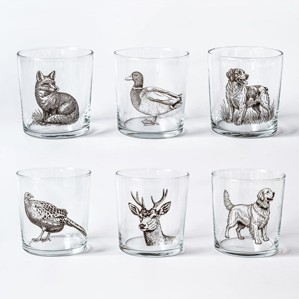 Wildlife Assorted Tumblers - Set of 6