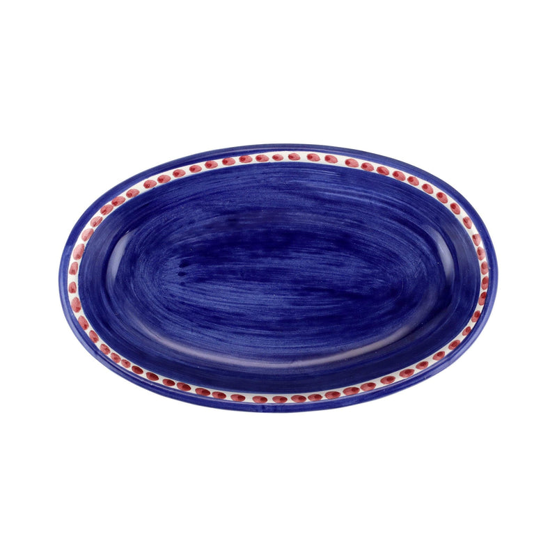 Campagna Pesce Solid Small Oval Tray