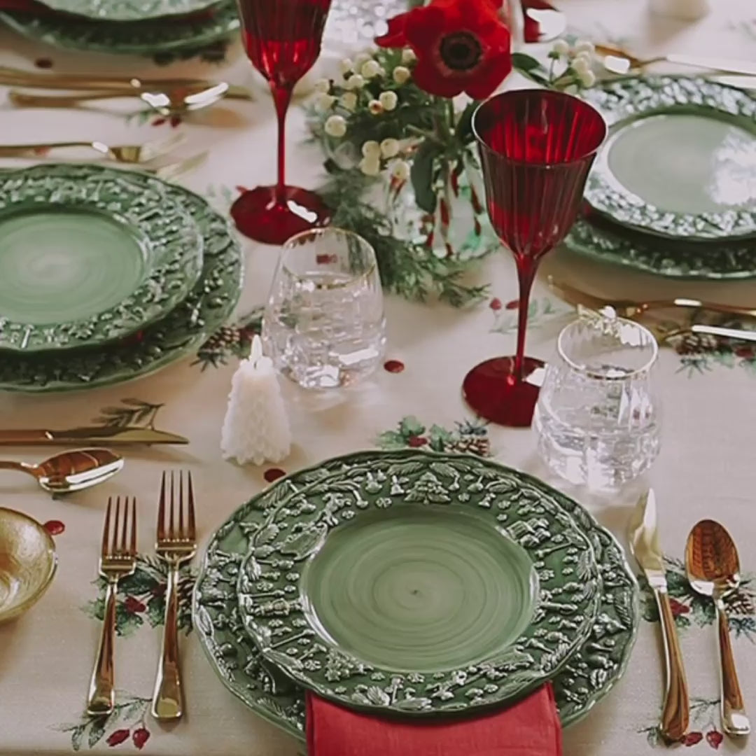 Fiabe di Natale Green Salad Plate