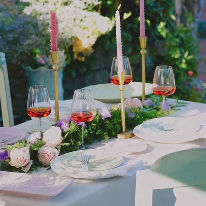 Pietra Fiori Pink Salad Plate