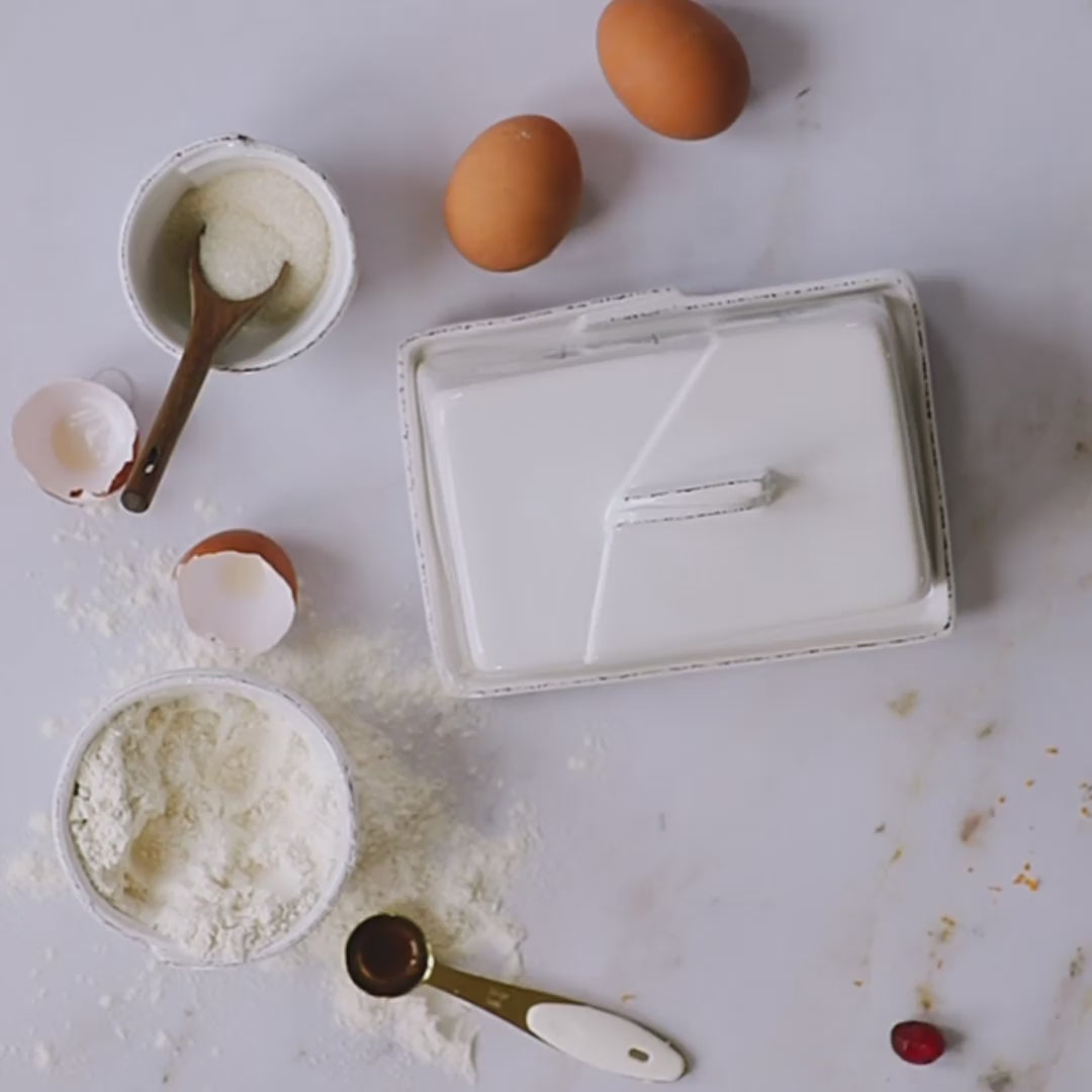Lastra Holiday Butter Dish
