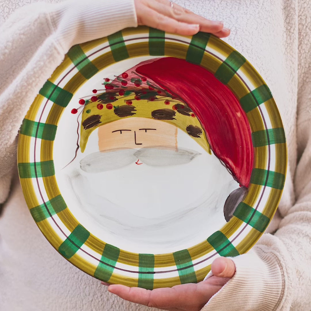Old St Nick Assorted Dinner Plates - Set of 4 by VIETRI