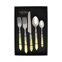 Aladdin Brilliant Chartreuse Five-Piece Place Setting - Set of 4