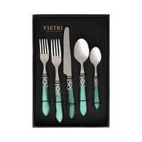 Aladdin Antique Green Five-Piece Place Setting - Set of 4